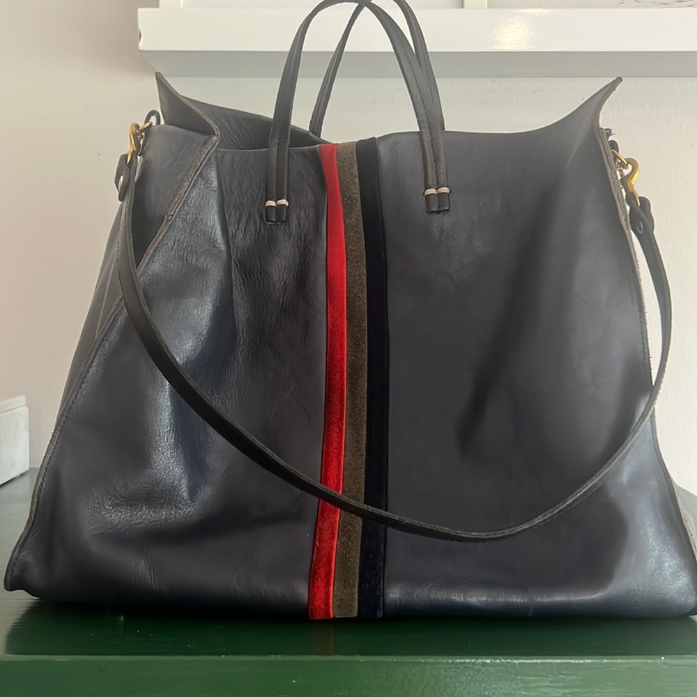 Clare V Simple Leather Tote